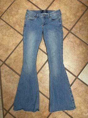 Hollister Medium Blue Flare lowrise Y2K Jeans